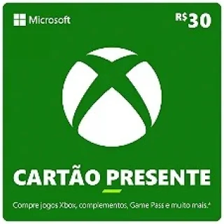 Cartão-Presente R$30